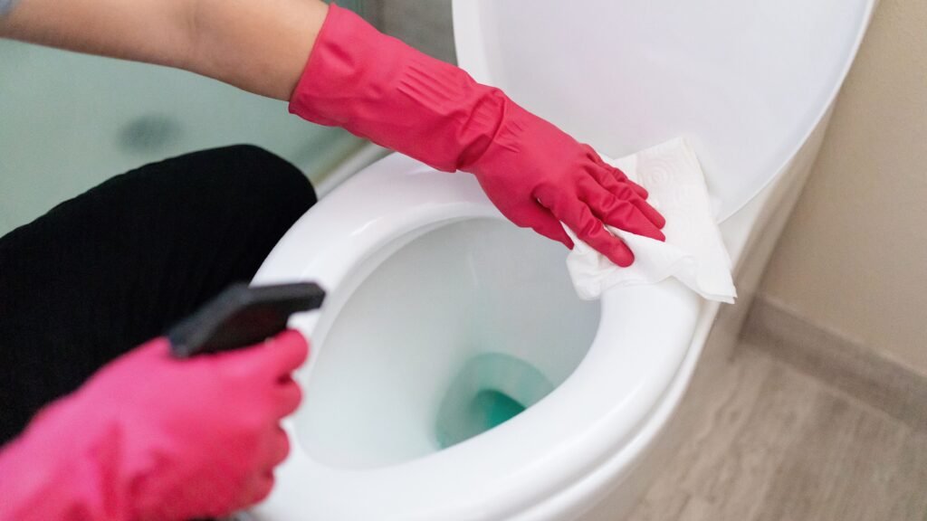 how to clean stained toilet bowl